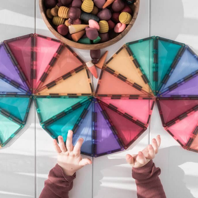 Connetix 202 vnt. Connetix pastelinis Mega rinkinys - Pastel Mega Pack - Uogų kopos