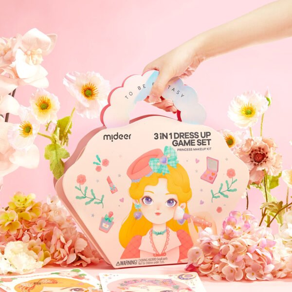 Mideer 3in1 kūrybinių dirbtuvių rinkinys “Princesės fantazijų makiažas” - Uogų kopos