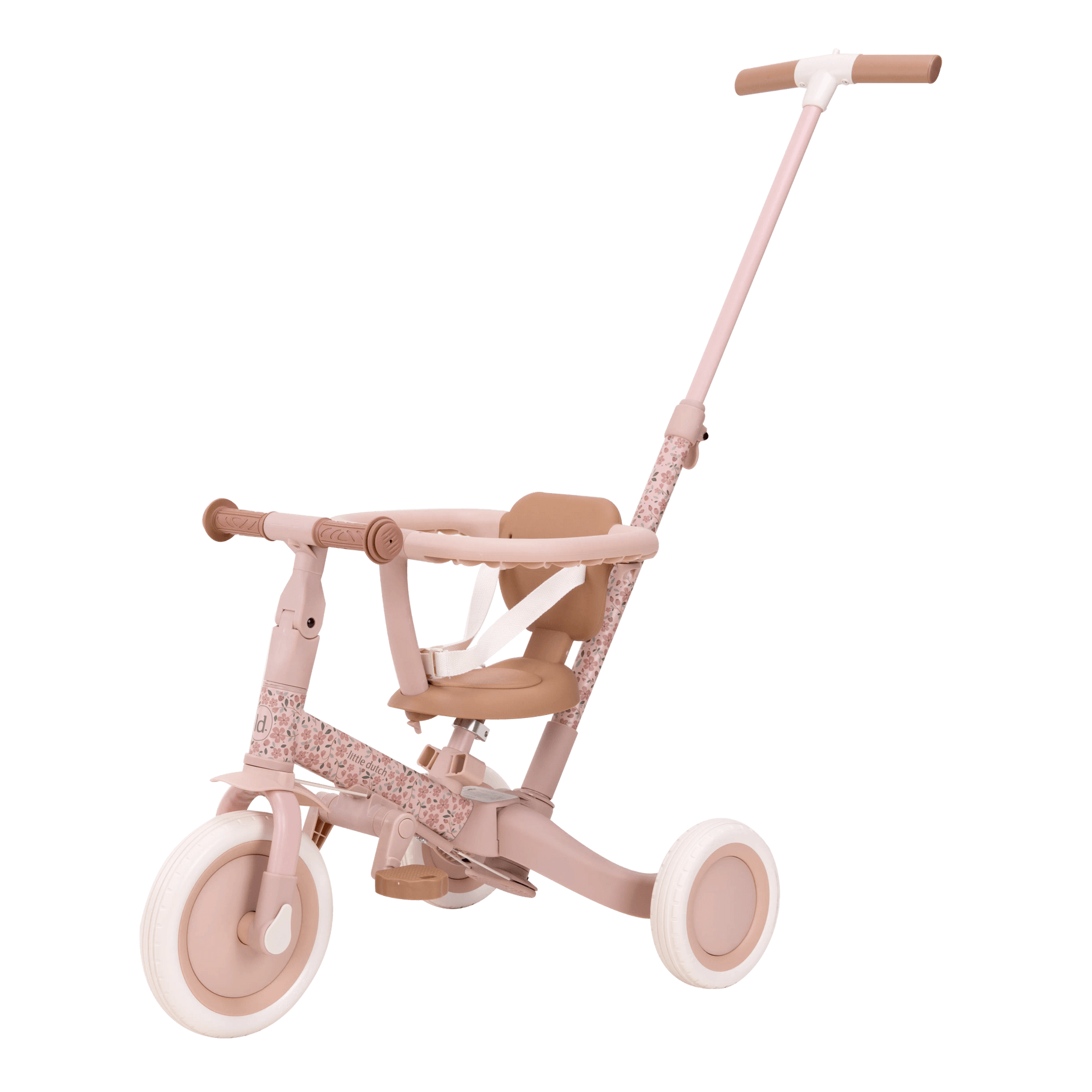 Little Dutch/Top Mark 4 in 1 Triratukas/Dviratukas - Fairy Floral - Uogų kopos