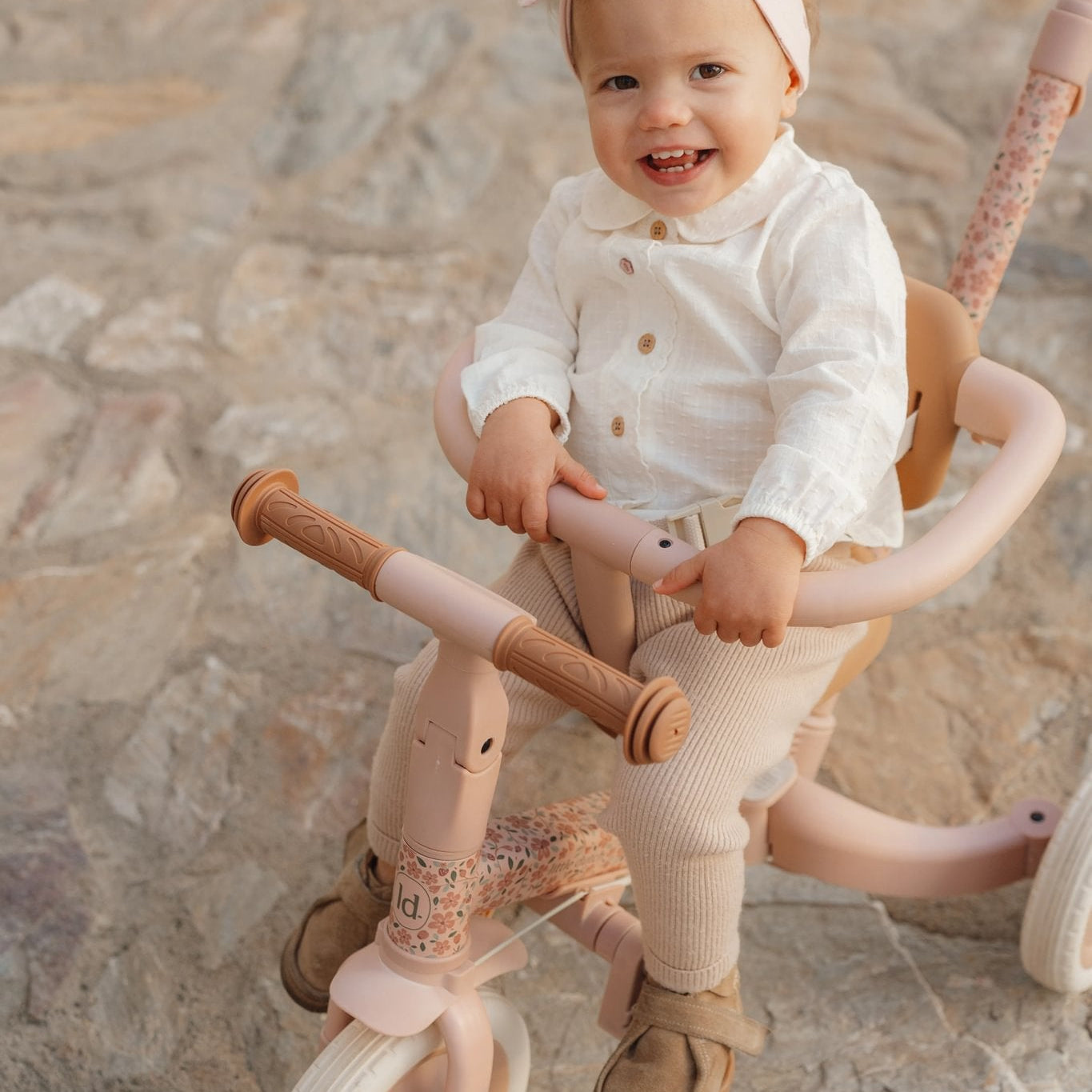 Little Dutch/Top Mark 4 in 1 Triratukas/Dviratukas „Fairy Floral" - Uogų kopos