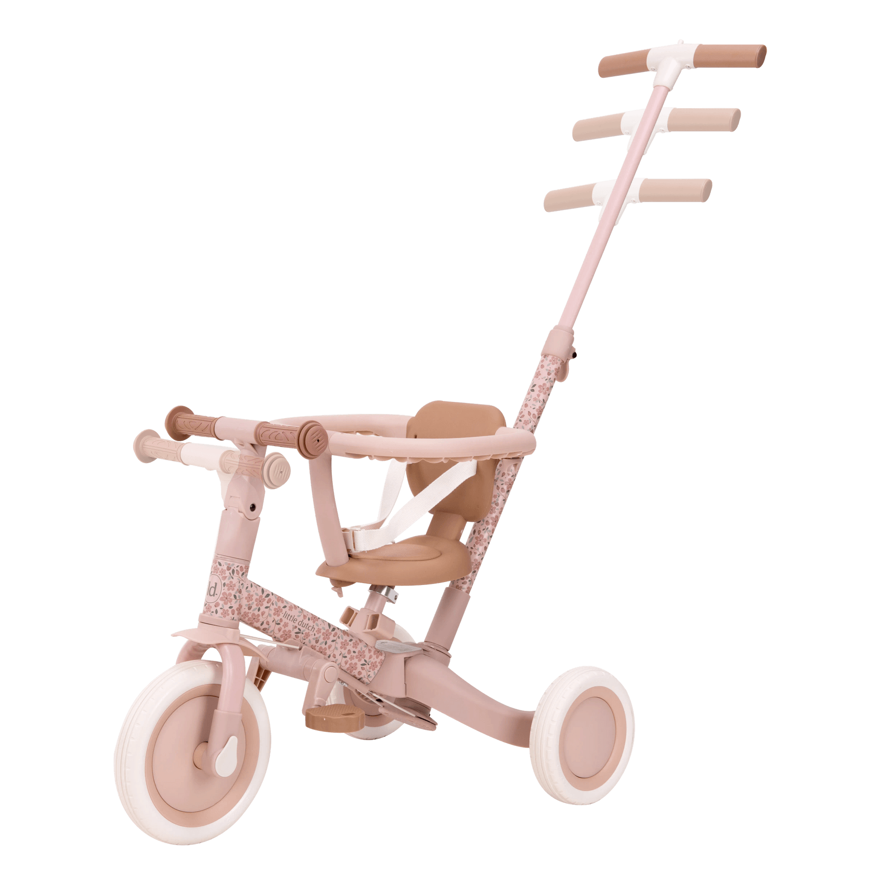 Little Dutch/Top Mark 4 in 1 Triratukas/Dviratukas - Fairy Floral - Uogų kopos