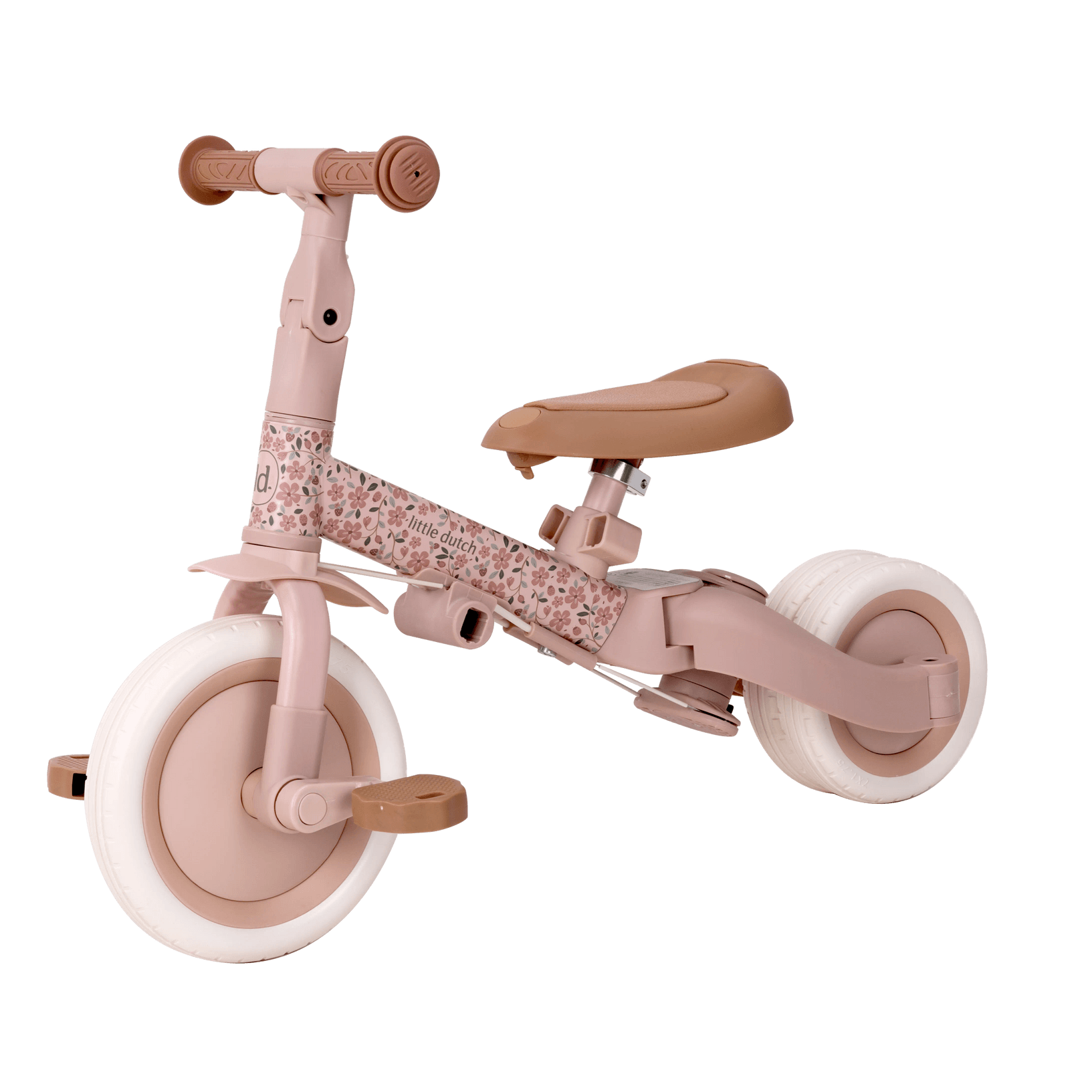 Little Dutch/Top Mark 4 in 1 Triratukas/Dviratukas - Fairy Floral - Uogų kopos