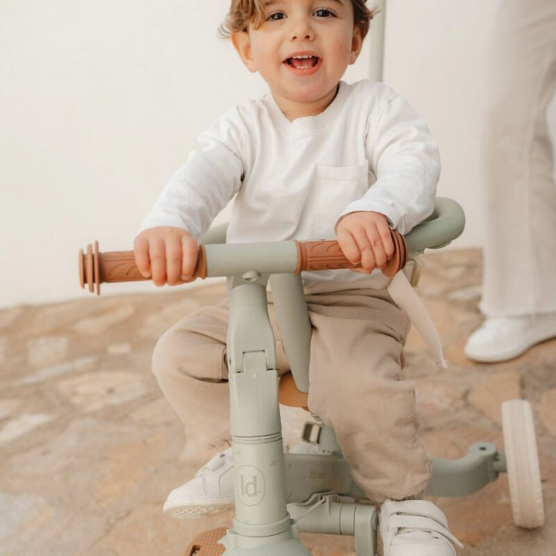 Little Dutch/Top Mark 4 in 1 Triratukas/Dviratukas - Green - Uogų kopos