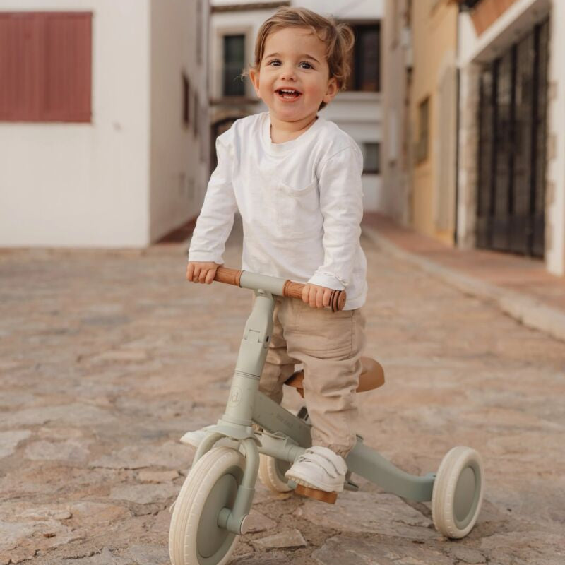 Little Dutch/Top Mark 4 in 1 Triratukas/Dviratukas - Green - Uogų kopos