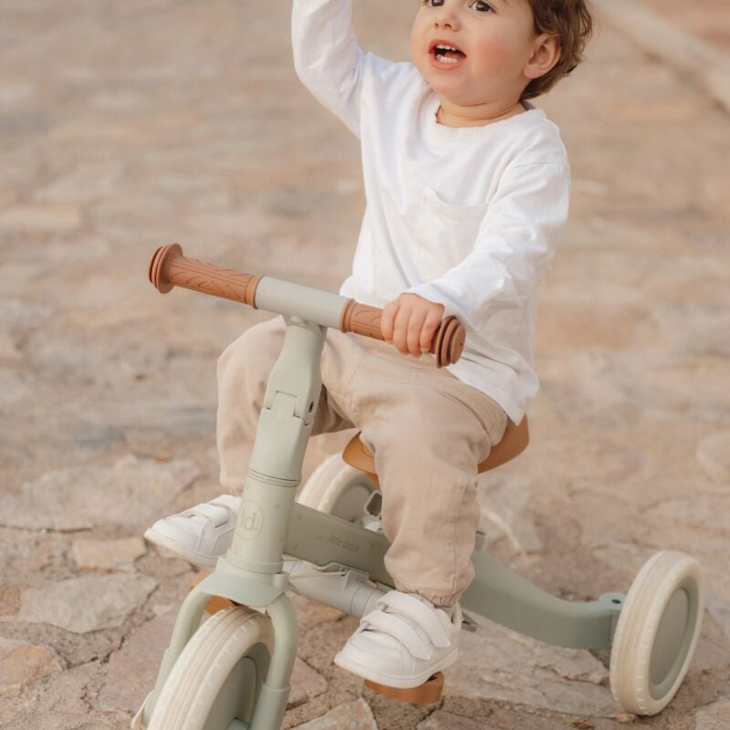 Little Dutch/Top Mark 4 in 1 Triratukas/Dviratukas - Green - Uogų kopos