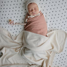 Mushie Antklodė/Pledukas kūdikiui - Dramblio kaulo spalva - Uogų kopos