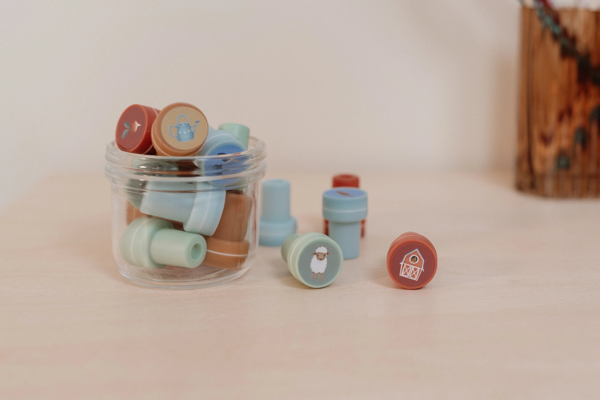 Little Dutch Antspaudų rinkinys „Little Farm" - Uogų kopos