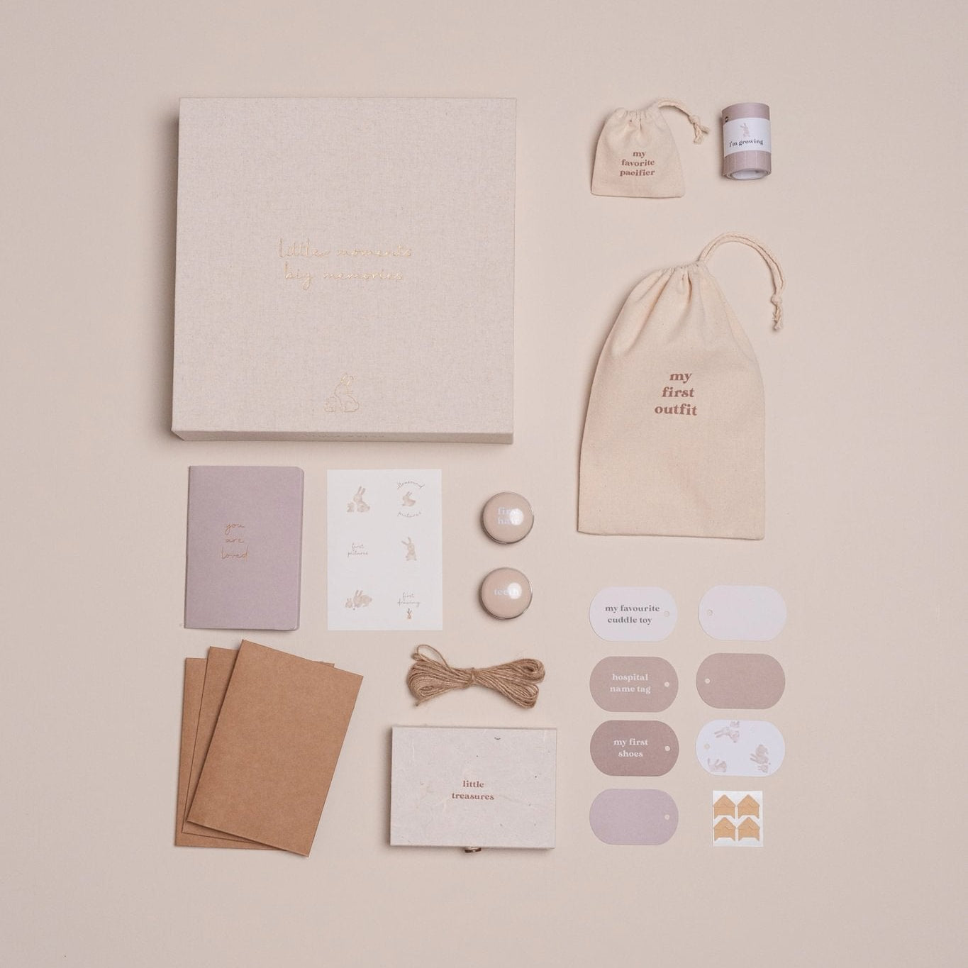 Little Dutch Atsiminimų dėžutė "Baby Bunny" - Uogų kopos