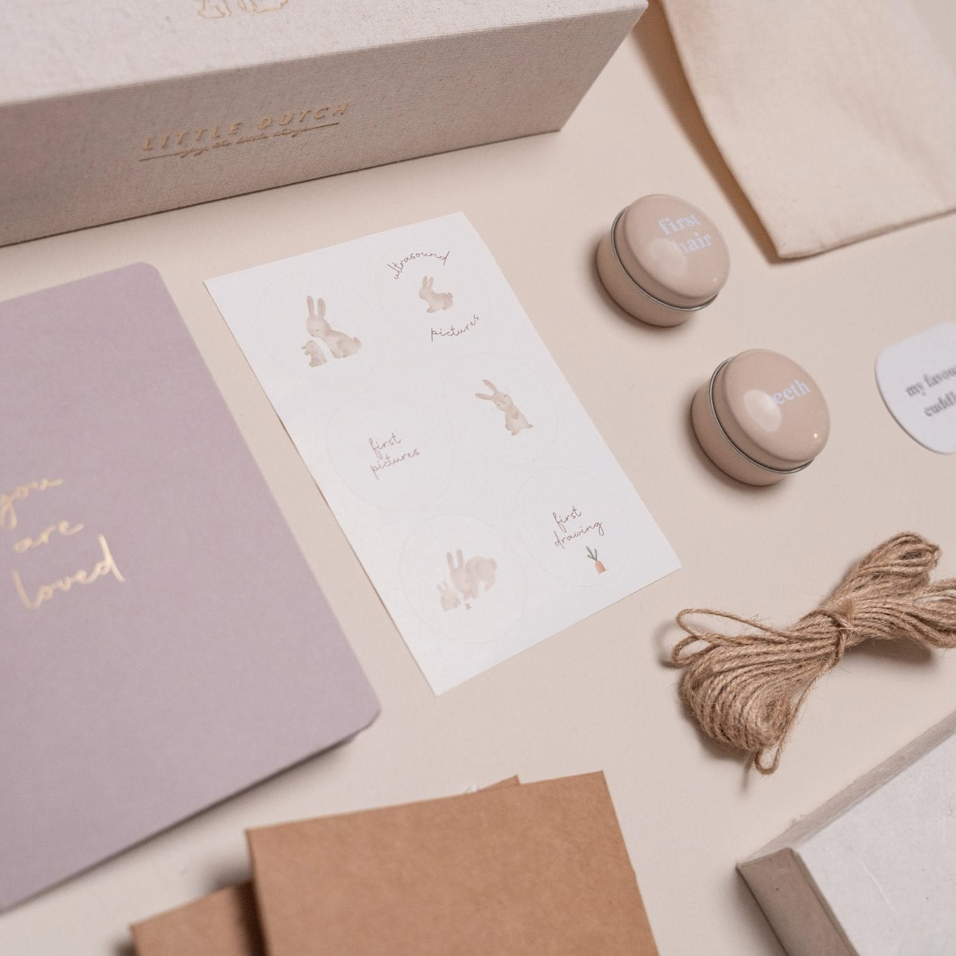 Little Dutch Atsiminimų dėžutė "Baby Bunny" - Uogų kopos