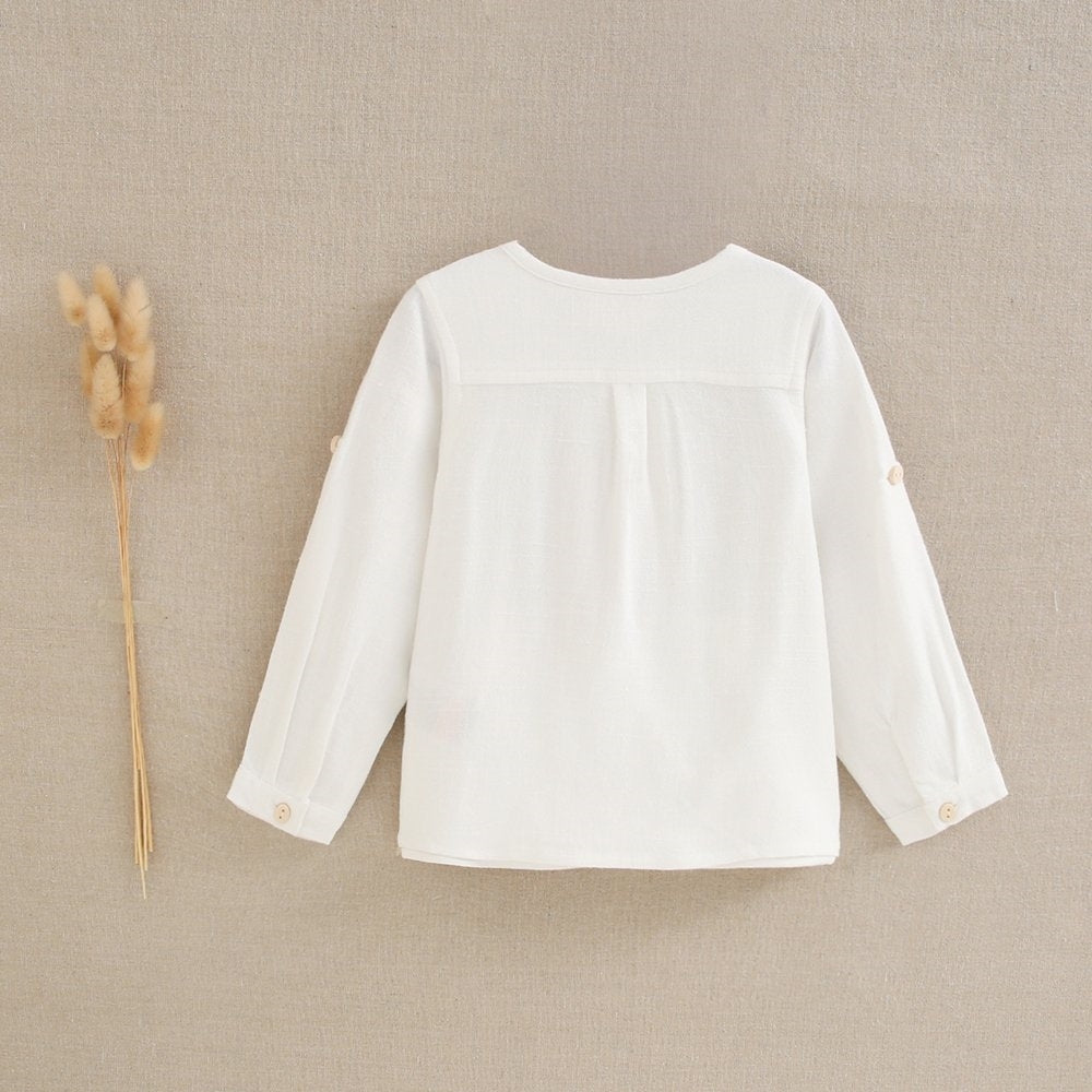 Dadati Balti marškinukai ilgomis rankovėmis - Uogų kopos