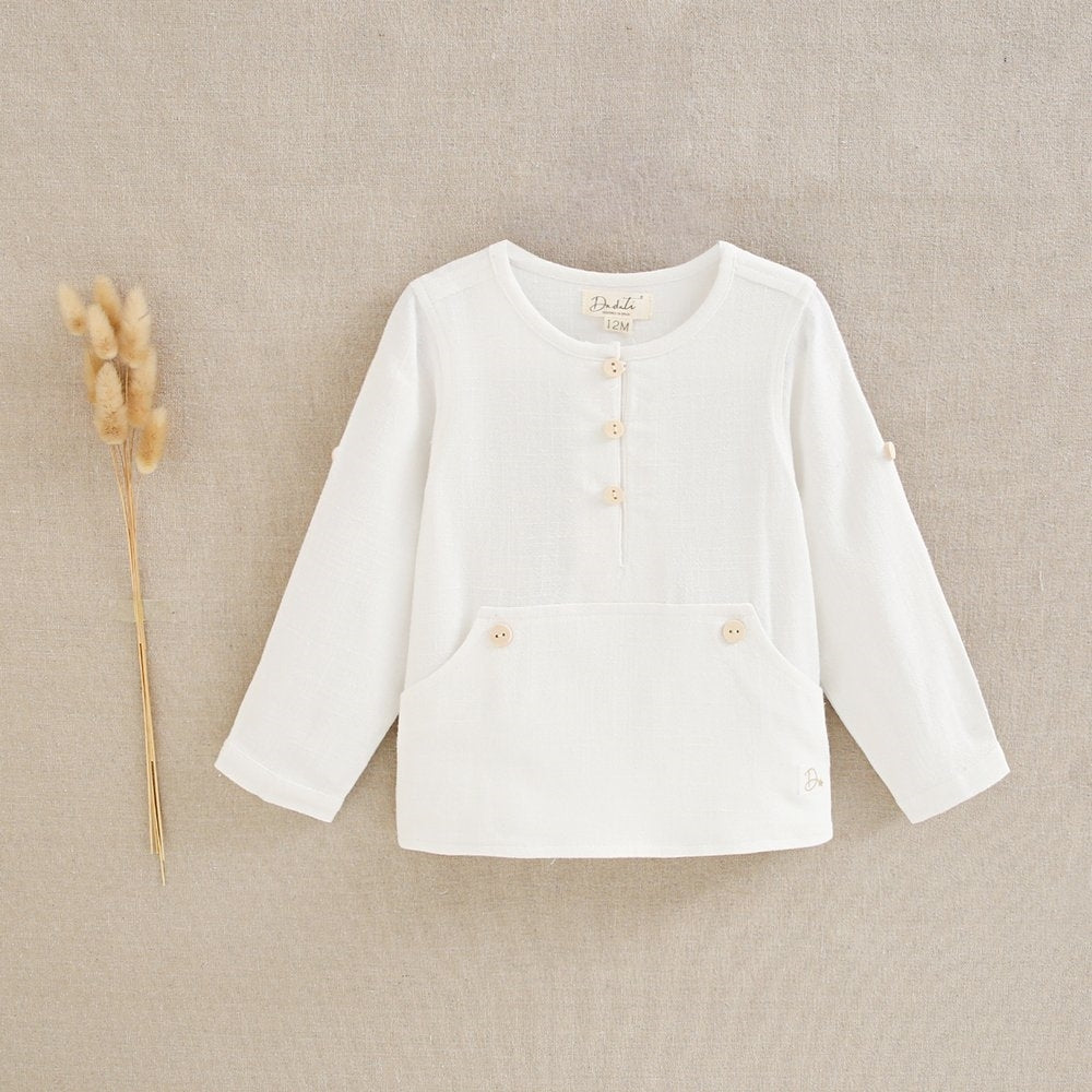 Dadati Balti marškinukai ilgomis rankovėmis - Uogų kopos