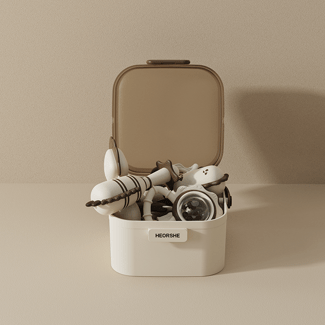 HEORSHE Barškučių ir kramtukų rinkinys, 10 vnt. - Uogų kopos