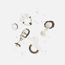 HEORSHE Barškučių ir kramtukų rinkinys, 10 vnt. - Uogų kopos