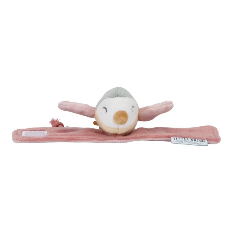 Little Dutch Barškutis/apyrankė "Gėlės ir drugeliai" - Uogų kopos