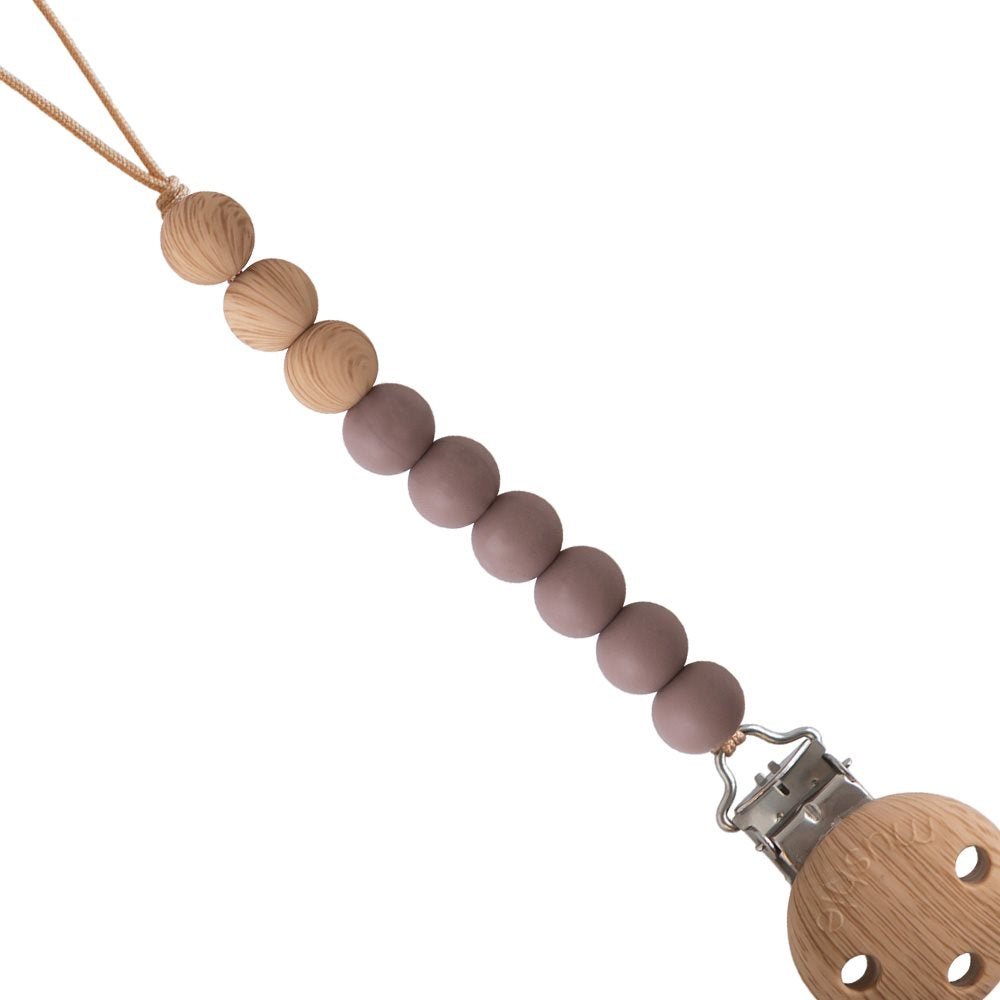 Mushie Čiulptuko laikiklis - Pelenų rožė - Uogų kopos