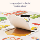 Mideer Daugkartiniai lipdukai - Gyvūnų miestas - Uogų kopos