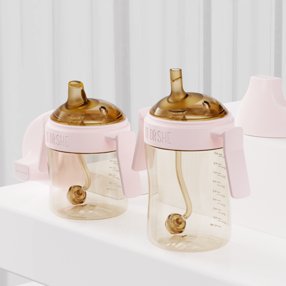 HEORSHE Dental Care Gertuvė 210ml., 6+ mėn. - Rožinė - Uogų kopos