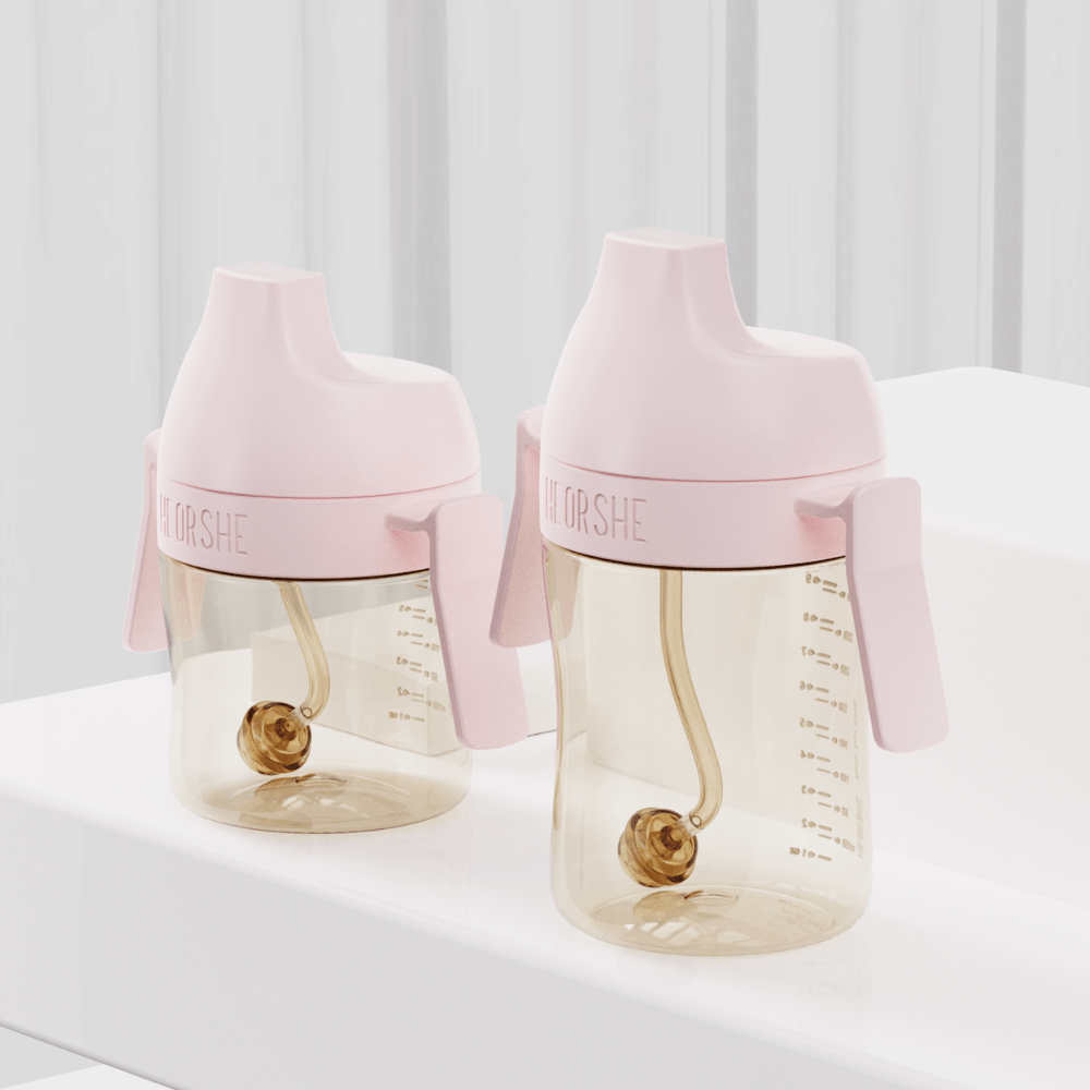 HEORSHE Dental Care Gertuvė 210ml., 6+ mėn. - Rožinė - Uogų kopos