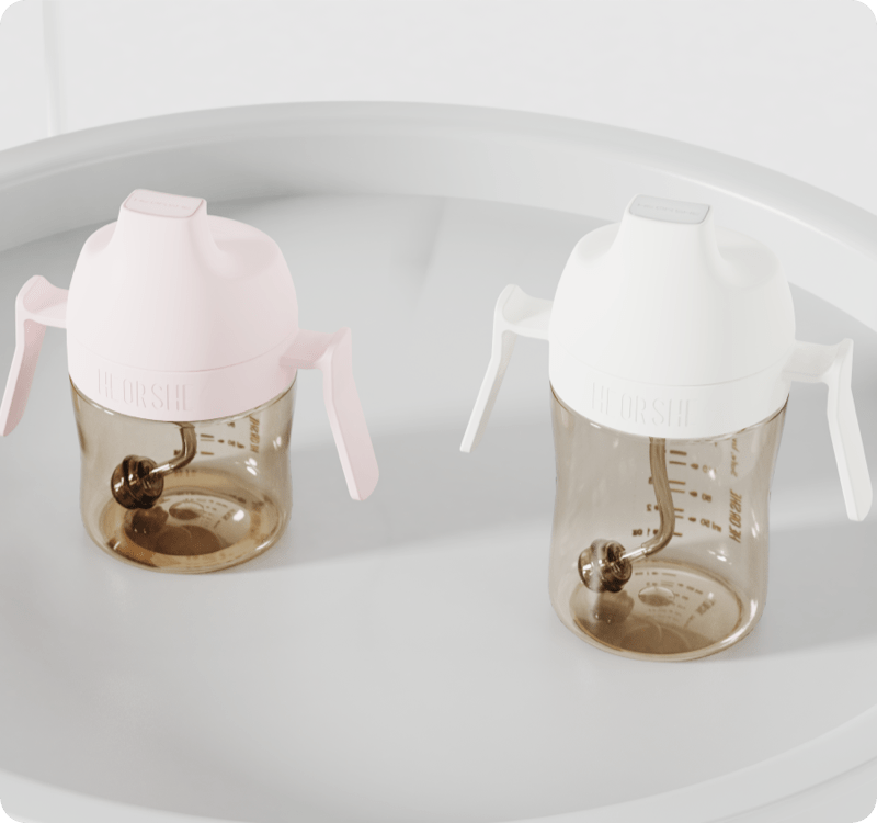 HEORSHE Dental Care Gertuvė 210ml., 6+ mėn. - Rožinė - Uogų kopos