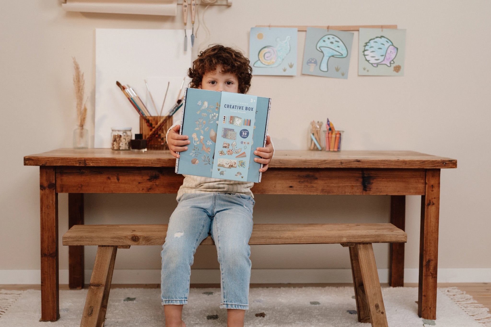 Little Dutch Didelis kūrybinis rinkinys XL „Forest Friends" - Uogų kopos