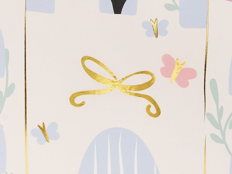 PartyDeco Dovanų maišelis „Pilis“, 14 x 8 x 20 cm - Uogų kopos