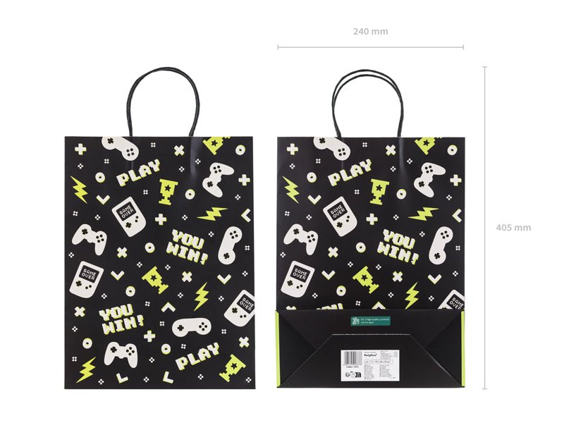 PartyDeco Dovanų maišelis „Pulteliai“, 10 x 24 x 32 cm - Uogų kopos