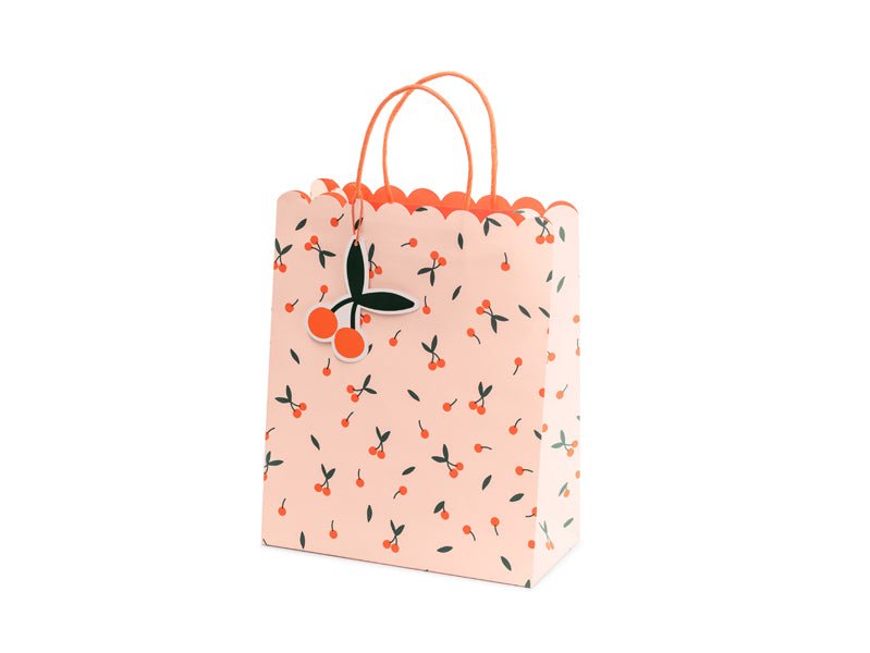 PartyDeco Dovanų maišelis „Vyšnios“, 26 x 32 x 13 cm - Uogų kopos