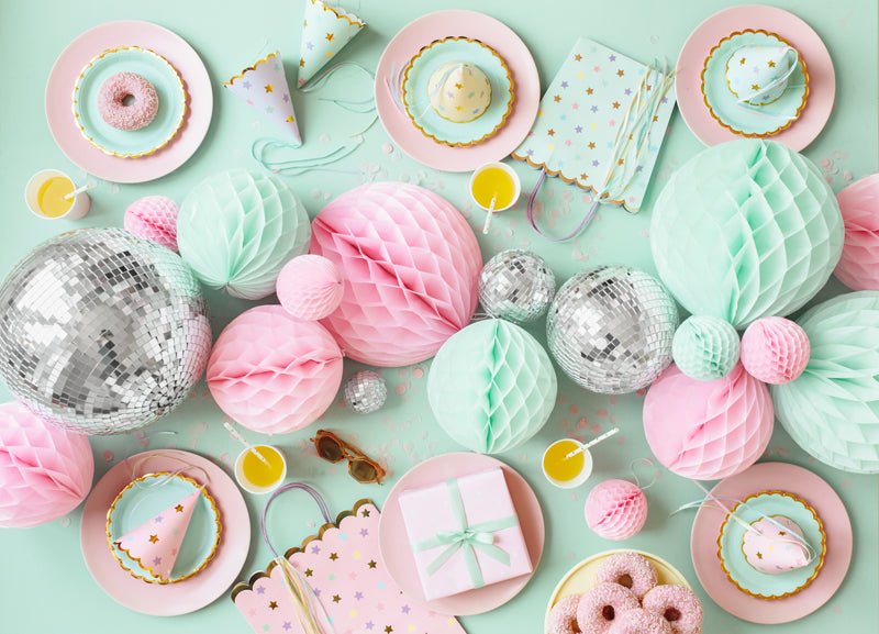 PartyDeco Dovanų maišelis „Žvaigždės“, 22 x 23 x 8 cm - Uogų kopos