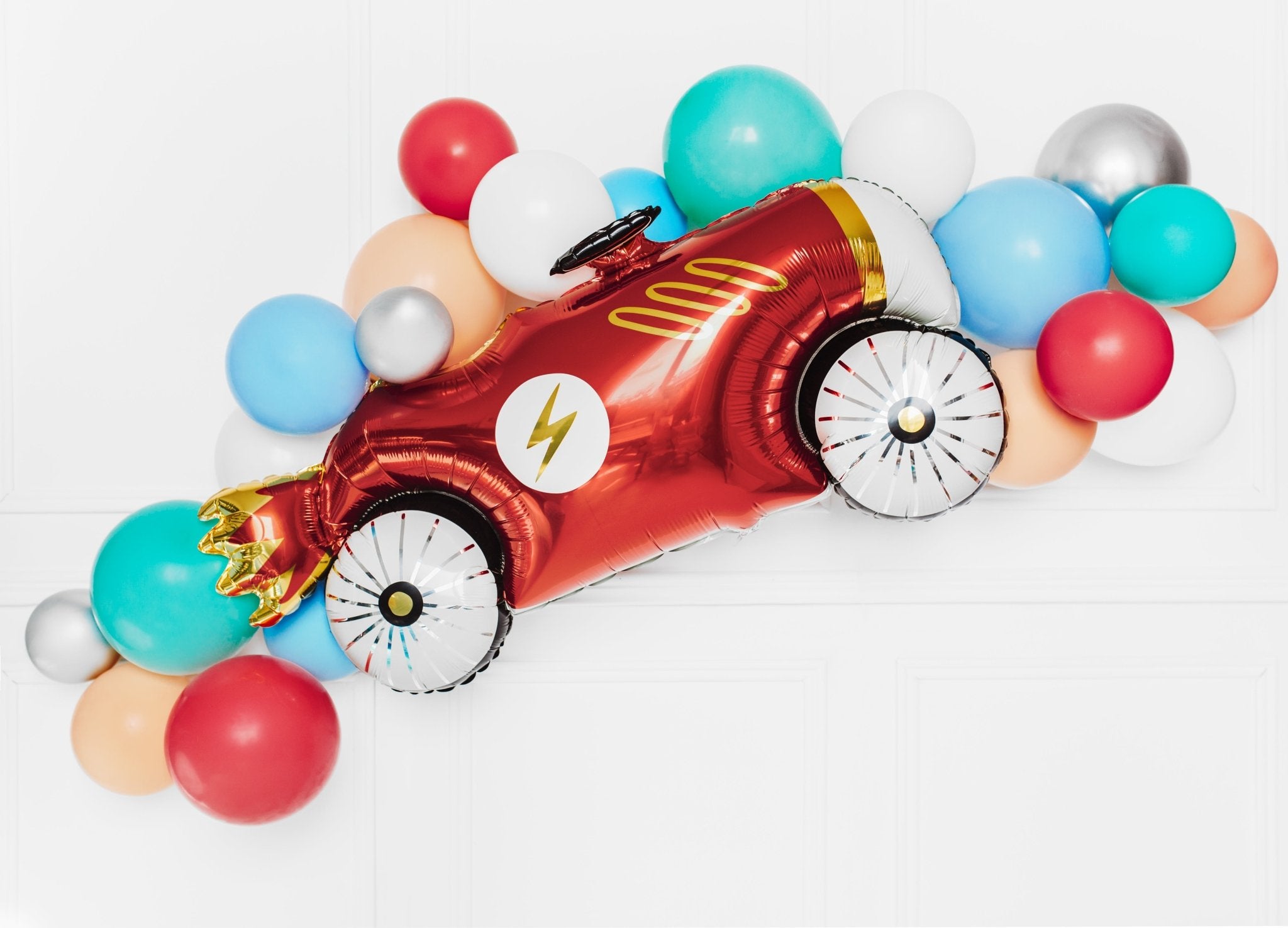 PartyDeco Folinis balionas „Automobilis“, 111 x 63 cm - Uogų kopos