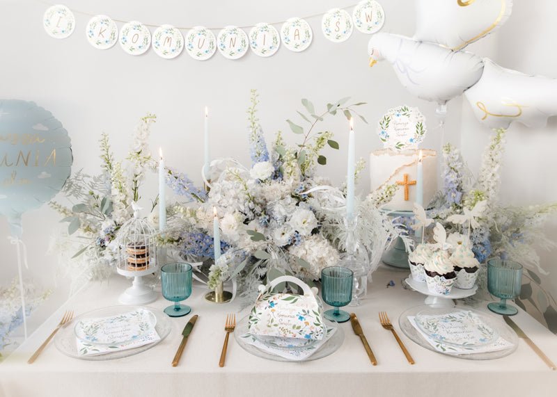 PartyDeco Folinis balionas „Balandis“, 80 x 100 cm - Uogų kopos