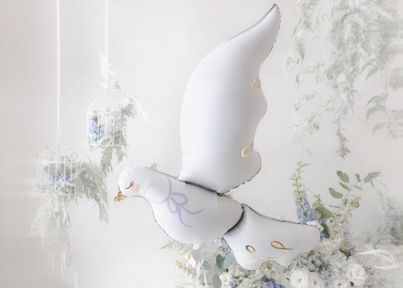 PartyDeco Folinis balionas „Balandis“, 80 x 100 cm - Uogų kopos