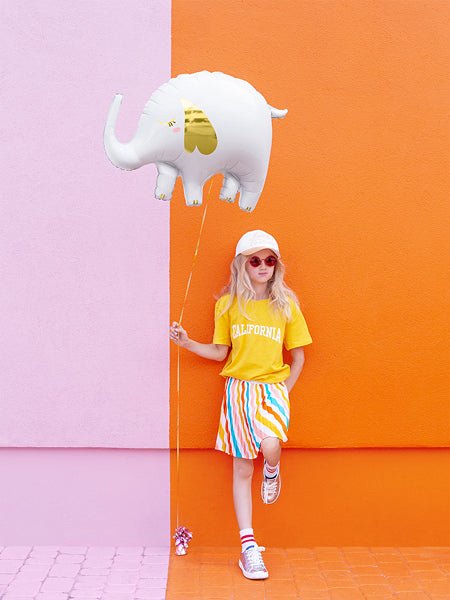 PartyDeco Folinis balionas „Dramblys“ 66 x 30 cm - Uogų kopos