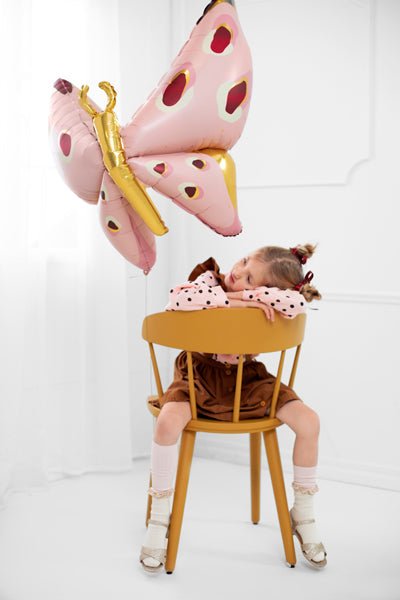 PartyDeco Folinis balionas „Drugelis“, 120 x 87 cm - Uogų kopos