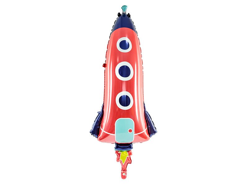 PartyDeco Folinis balionas „Raketa“ 44x115 cm - Uogų kopos