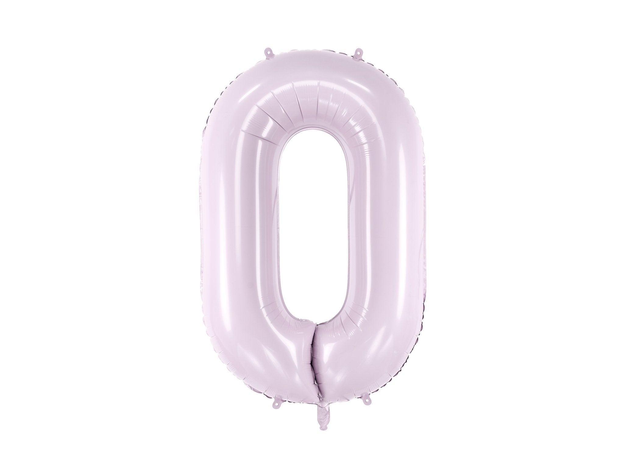 PartyDeco Folinis balionas skaičius „0" 72cm - Purple - Uogų kopos