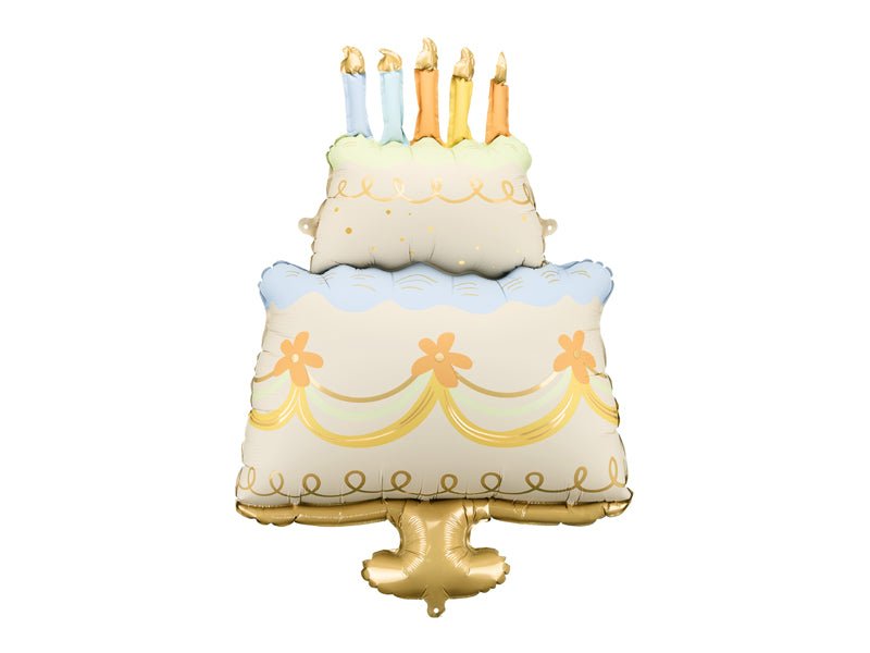 PartyDeco Folinis balionas „Tortas“, 62 x 104 cm - Uogų kopos