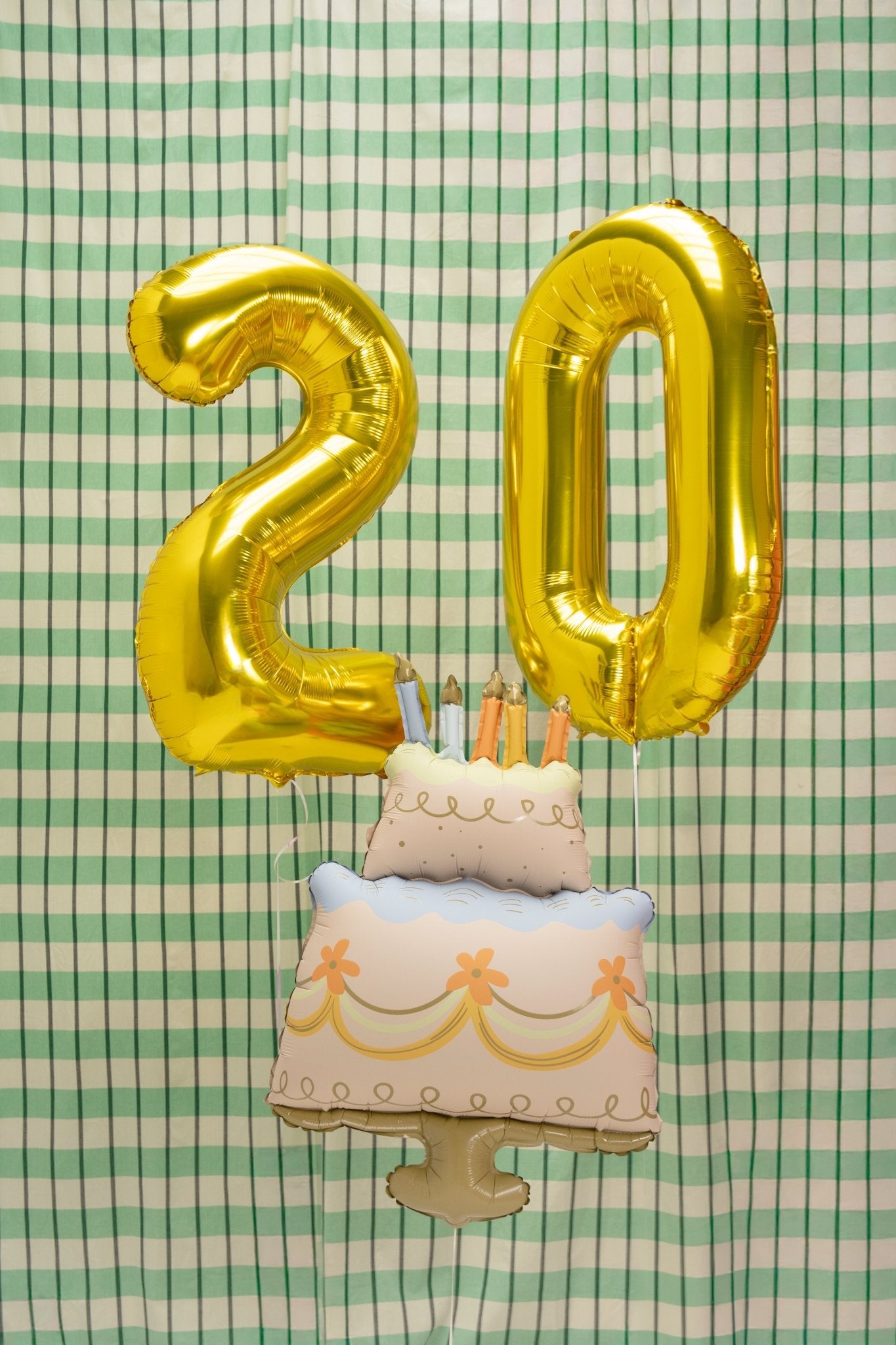 PartyDeco Folinis balionas „Tortas“, 62 x 104 cm - Uogų kopos