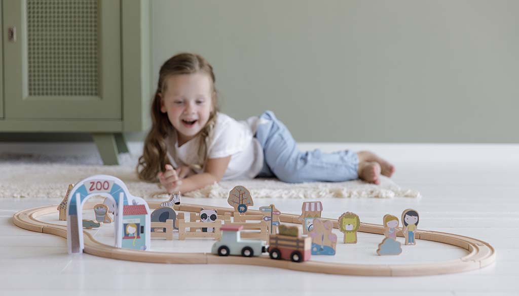 Little Dutch Geležinkelio pratęsimas „Zoo“ - Uogų kopos