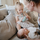 Mushie Gėlytės formos mokomasis dantų šepetėlis - Žalia - Uogų kopos