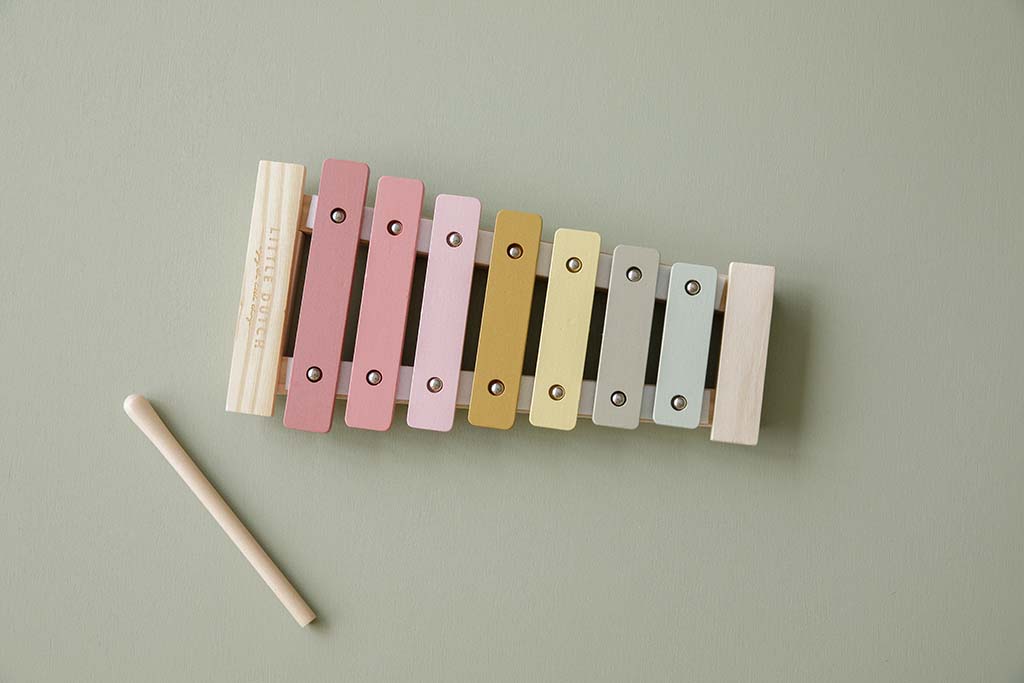 Little Dutch Ksilofonas - Rožinė - Uogų kopos