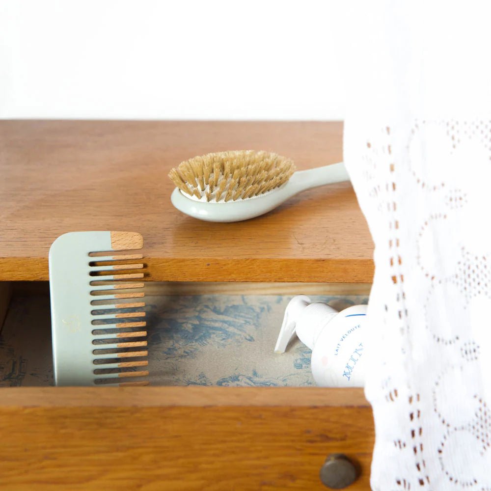 Bachca Kūdikių plaukų priežiūros rinkinys - Dangaus mėlyna - Uogų kopos