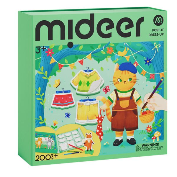 Mideer Kūrybinis drabužių dizaino rinkinys – Gyvūnai - Uogų kopos