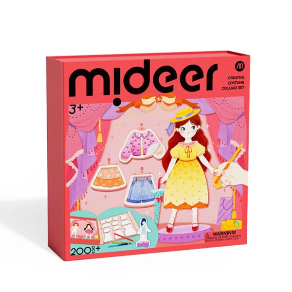 Mideer Kūrybinis drabužių dizaino rinkinys – Miela mergaitė - Uogų kopos