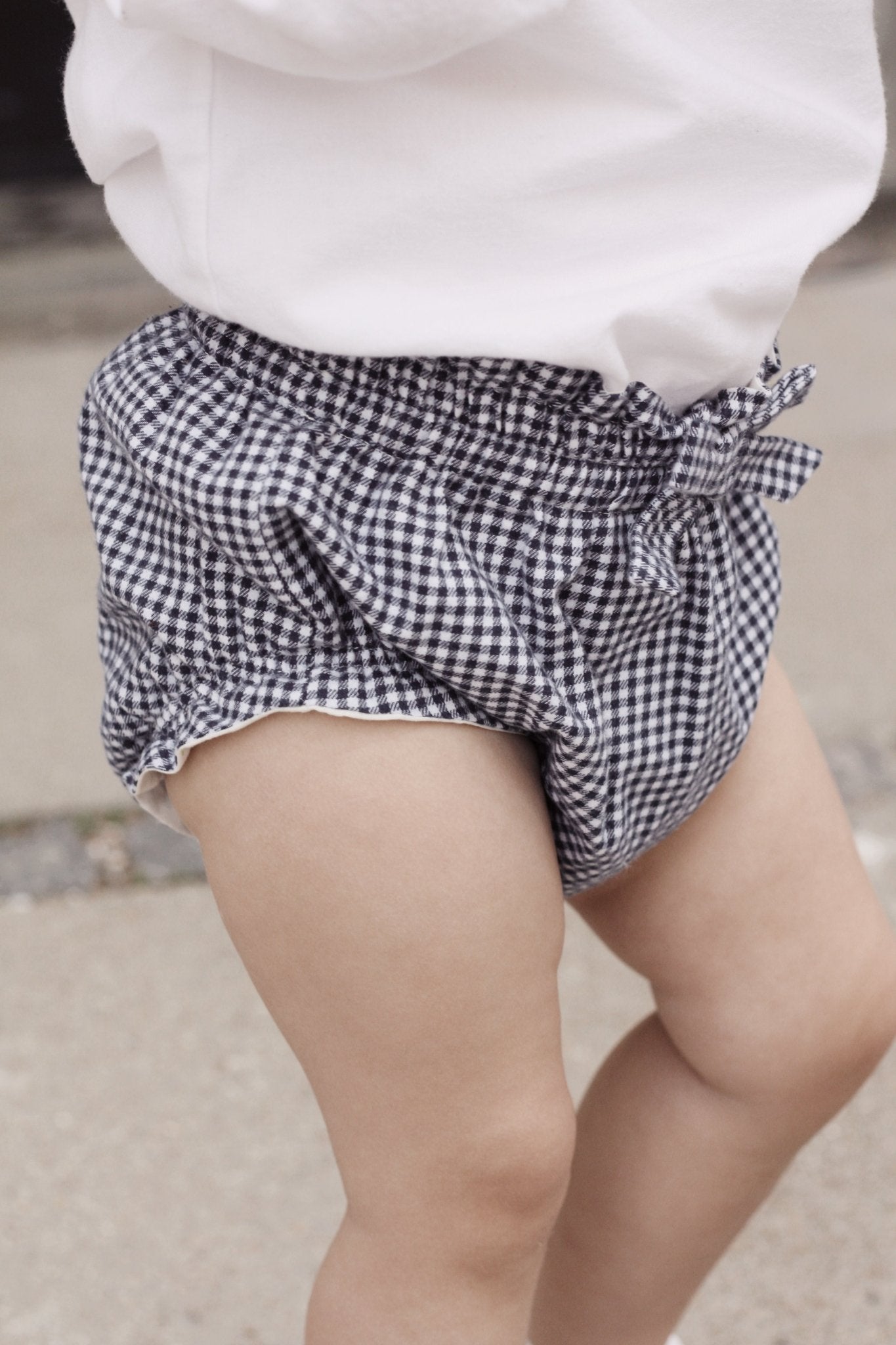 Bobbi Balloon Languoto rašto šortukai/kelnaitės su kaspinėliu - Uogų kopos