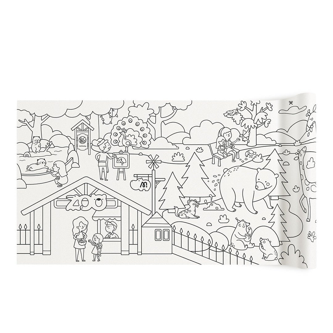 Mideer Lipnus spalvinimo rulonas - Magiškasis zoologijos sodas - Uogų kopos