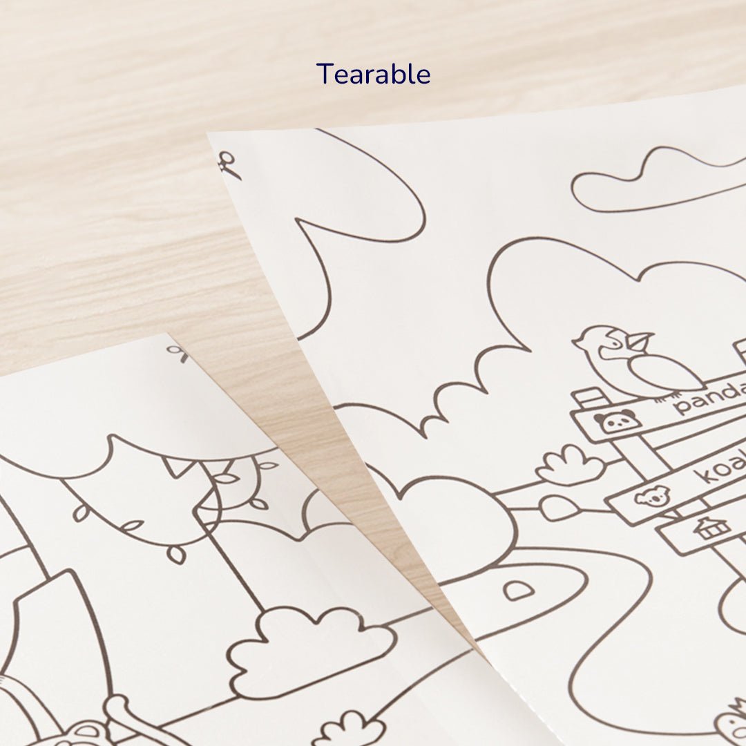 Mideer Lipnus spalvinimo rulonas - Magiškasis zoologijos sodas - Uogų kopos