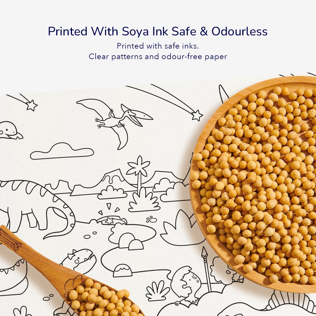 Mideer Lipnus spalvinimo rulonas - Nuostabūs dinozaurai - Uogų kopos