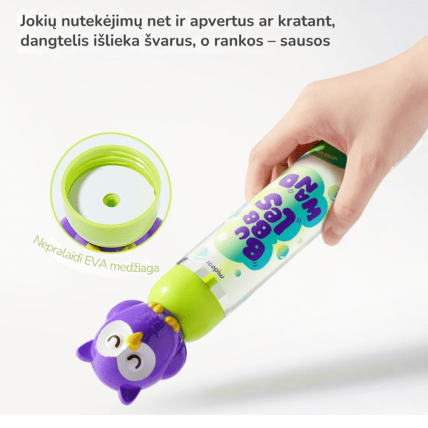 Mideer Magiška burbulų lazdelė 177ml - Pelėdžiukas - Uogų kopos