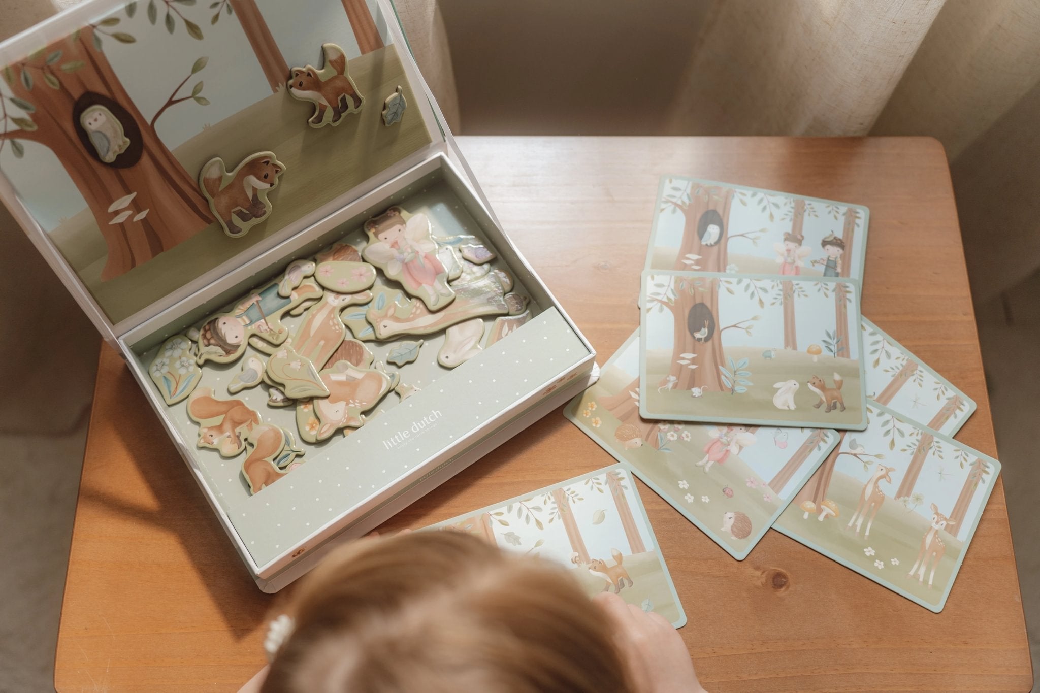 Little Dutch Magnetinė dėlionė „Forest Friends" - Uogų kopos