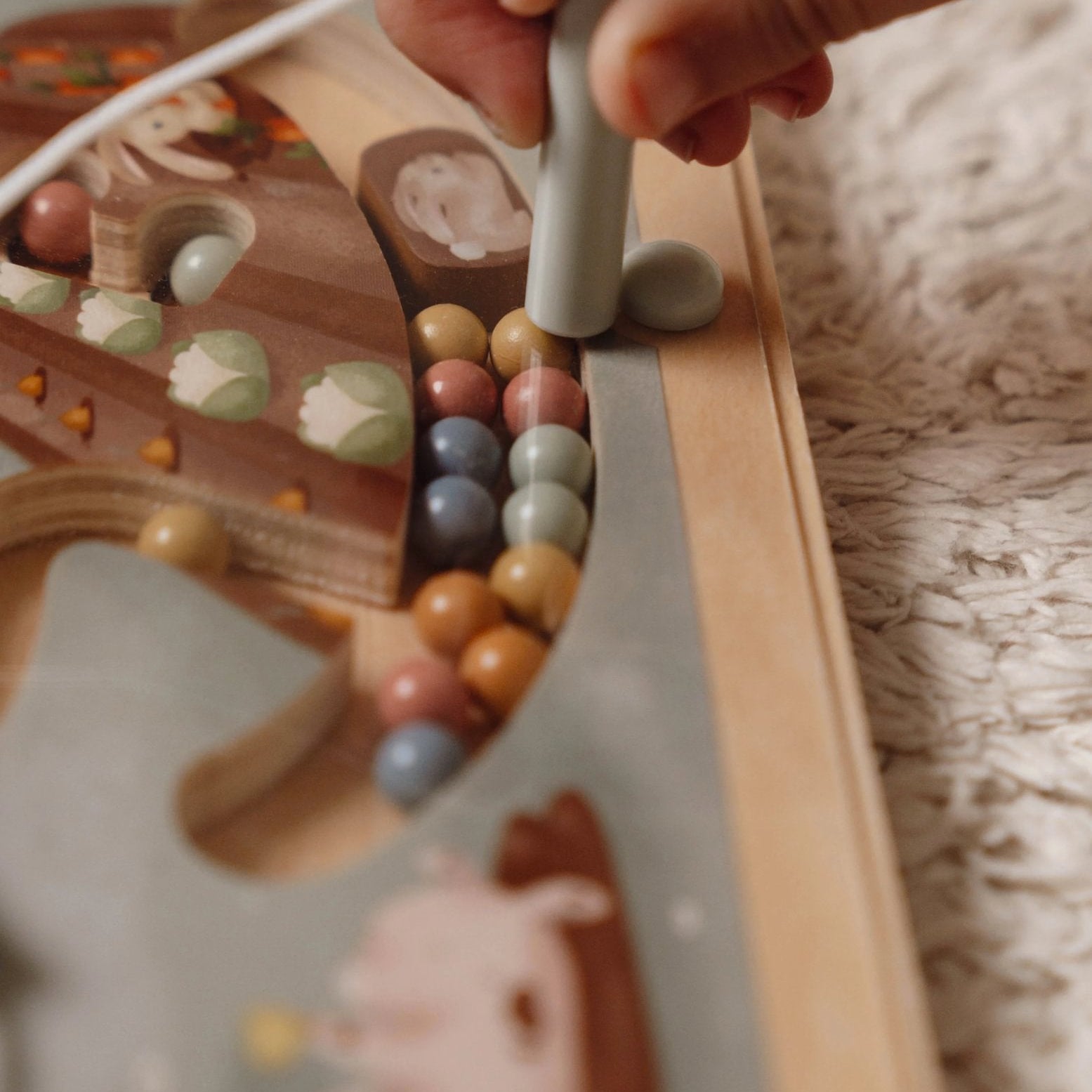 Little Dutch Magnetinis labirintas „Little Farm" - Uogų kopos